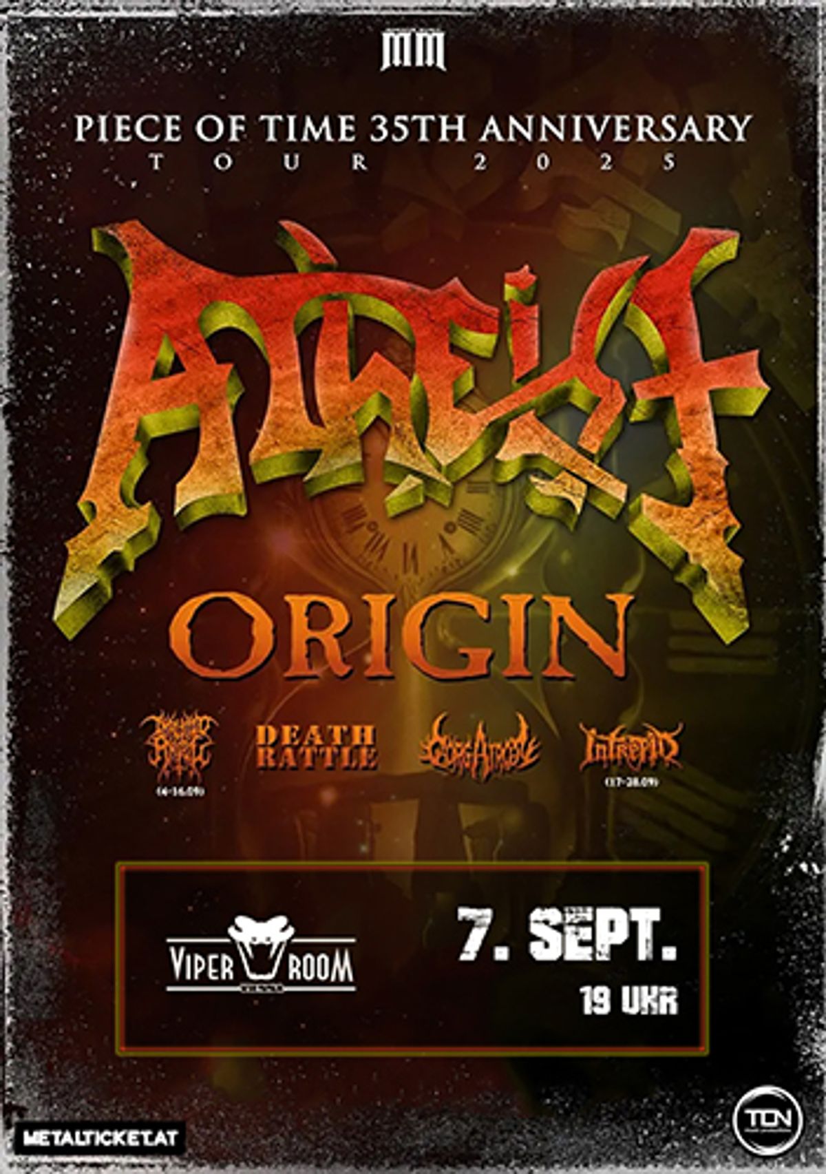 Live: ATHEIST, ORIGI